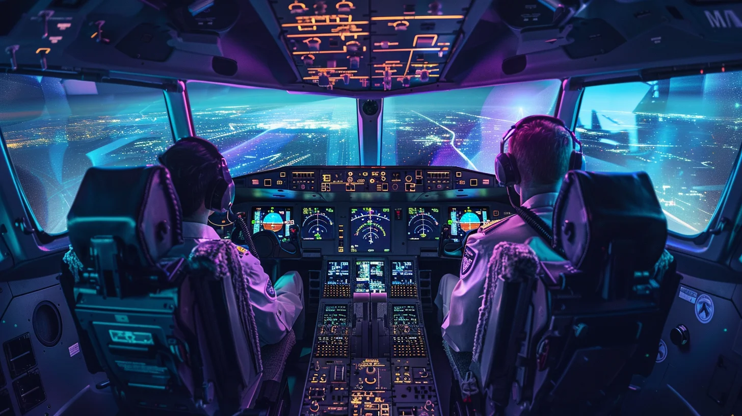 Two cockpits - one with pilot and co-pilot, one with only co-pilot